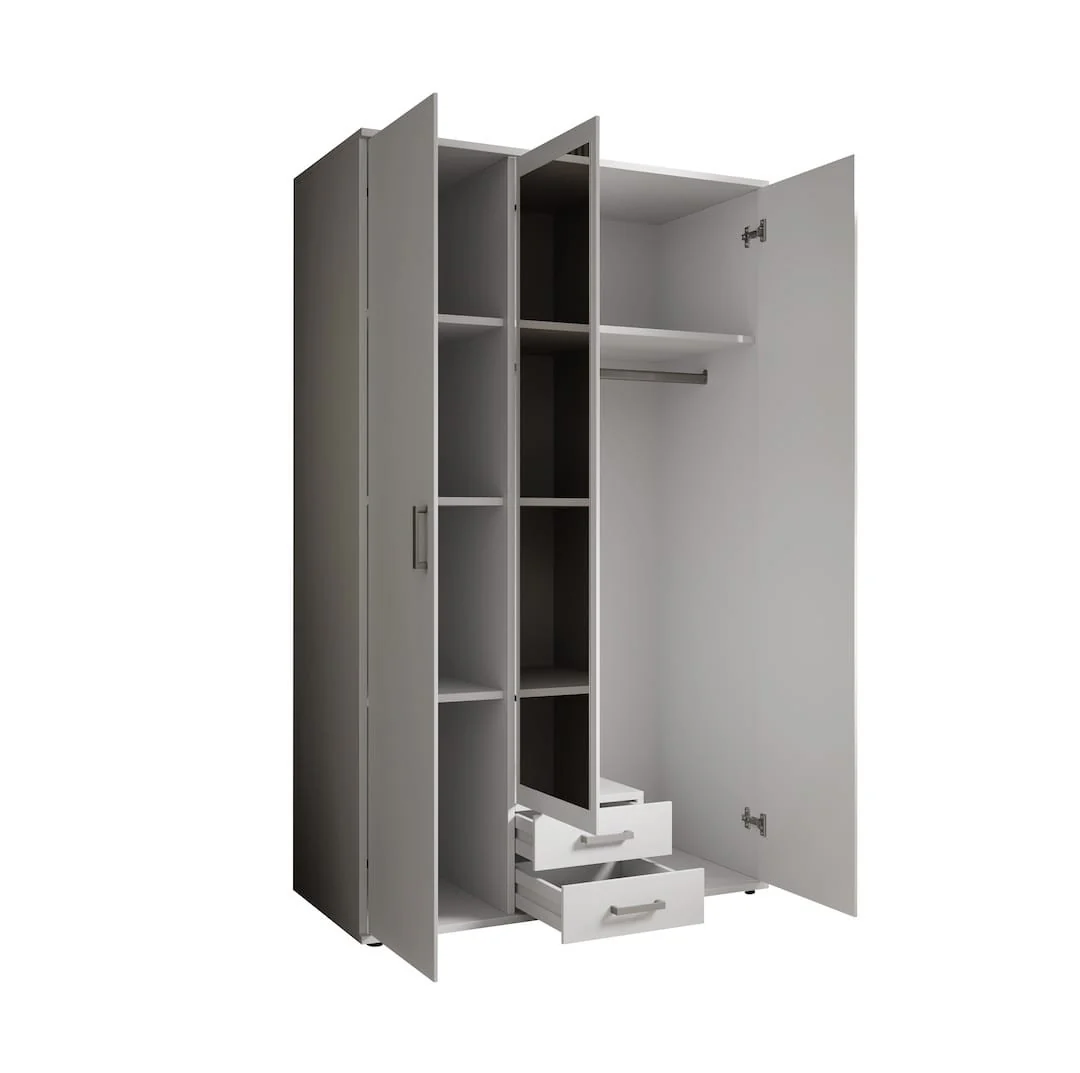 Karl Hinged Door Wardrobe 120cm - Image 6