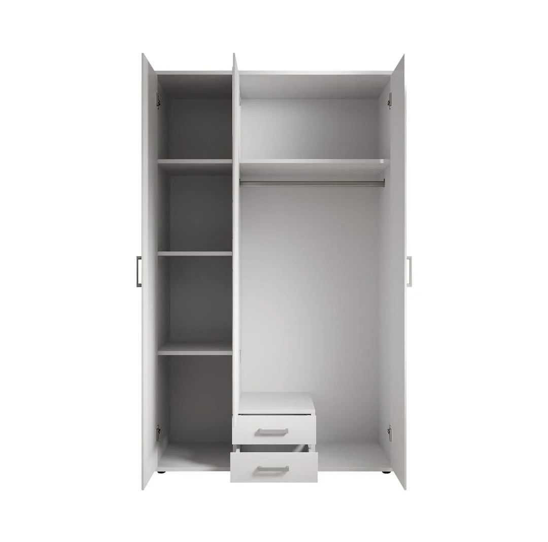 Karl Hinged Door Wardrobe 120cm - Image 8