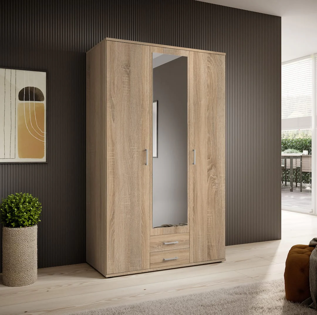 Karl Hinged Door Wardrobe 120cm - Image 9
