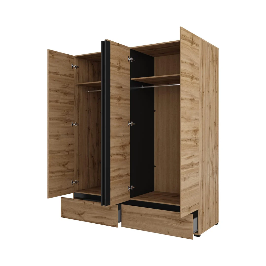 Kross Hinged Door Wardrobe 180cm - Image 12