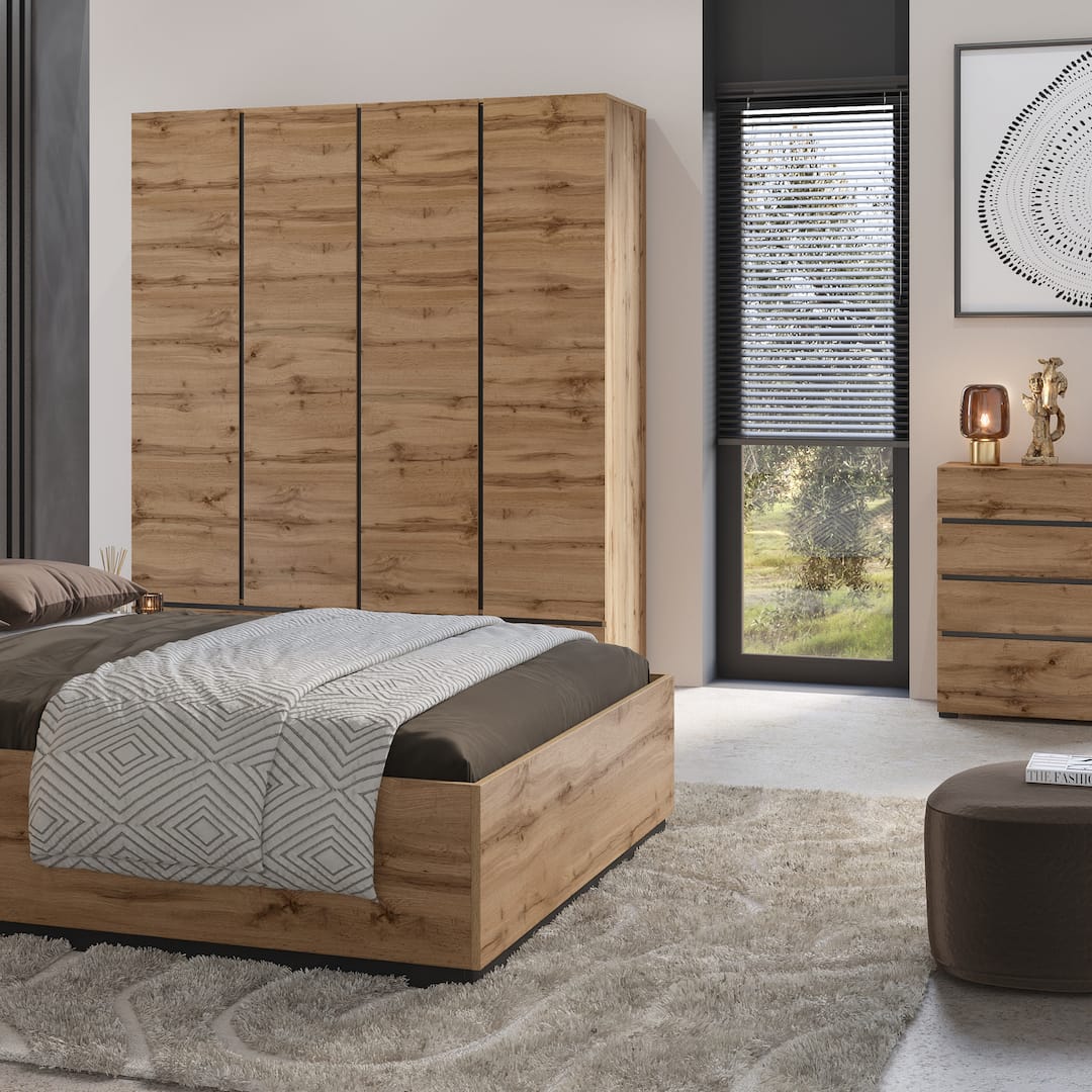 Kross Hinged Door Wardrobe 180cm - Image 14