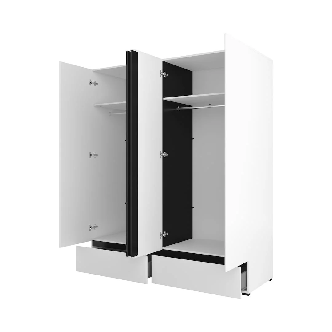 Kross Hinged Door Wardrobe 180cm - Image 2