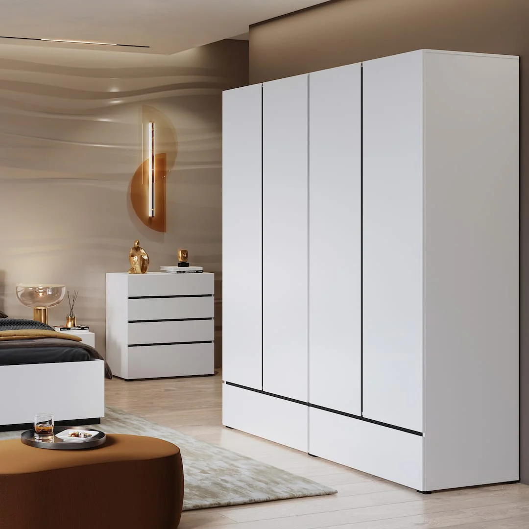 Kross Hinged Door Wardrobe 180cm - Image 4