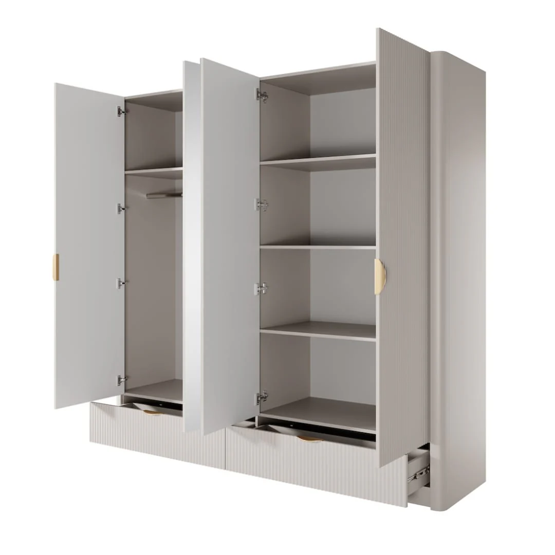 Lante Hinged Door Wardrobe 213cm - Image 3