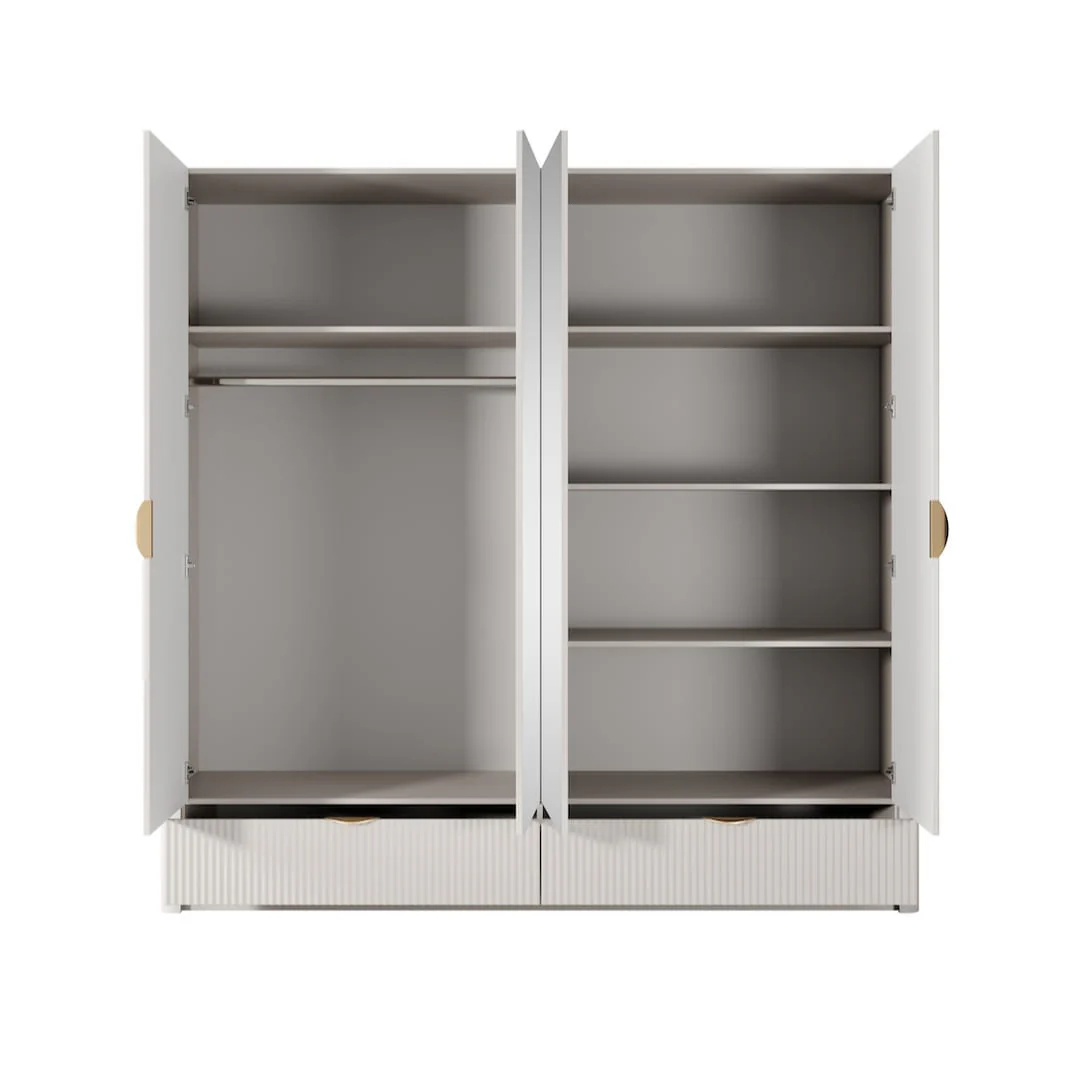 Lante Hinged Door Wardrobe 213cm - Image 5