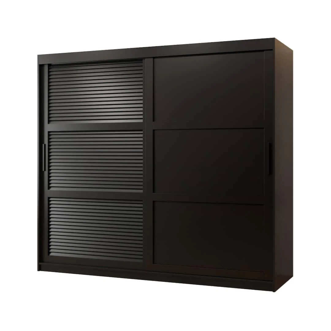 Larvik III Sliding Door Wardrobe 200cm - Image 2