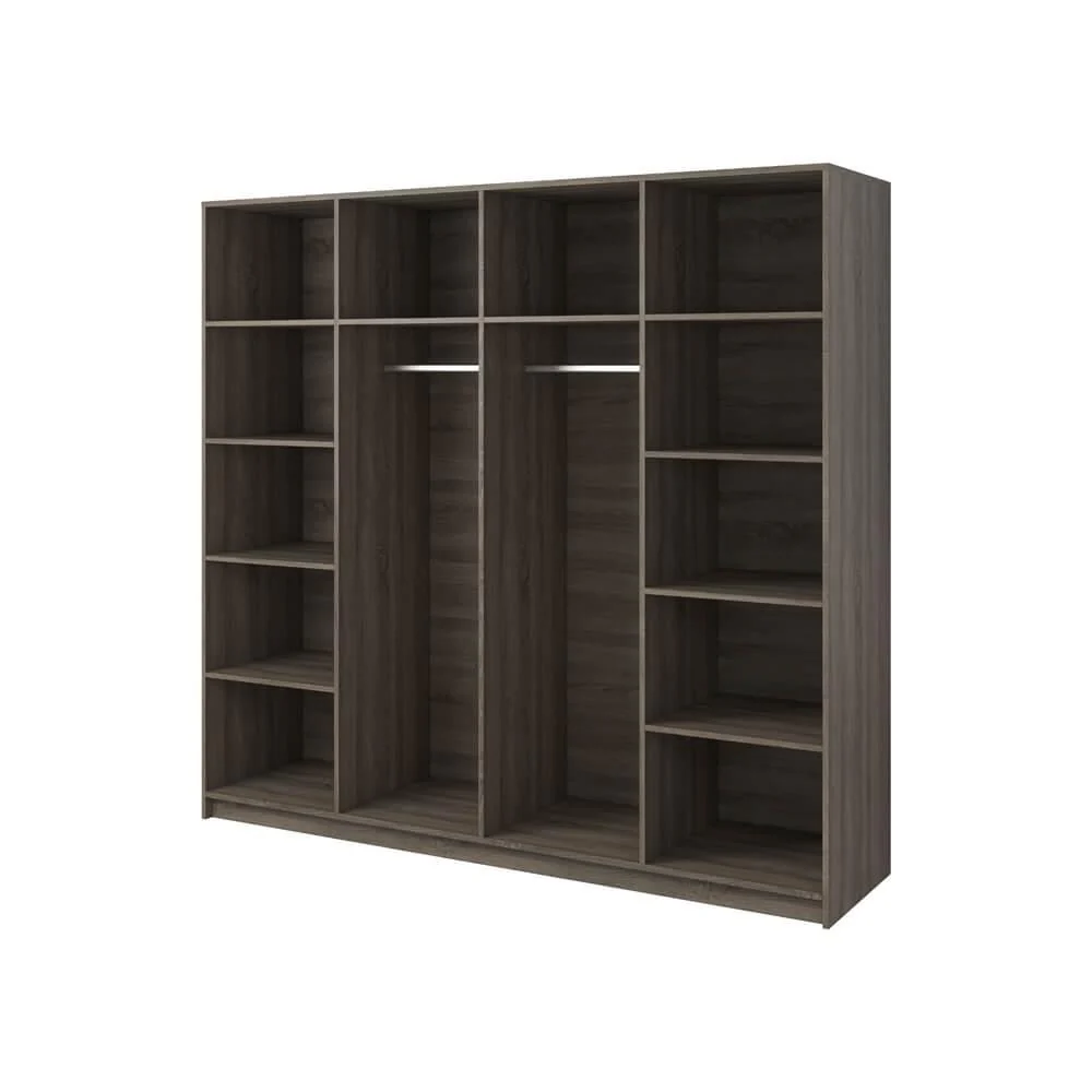 Latte Sliding Door Wardrobe 230cm - Image 2