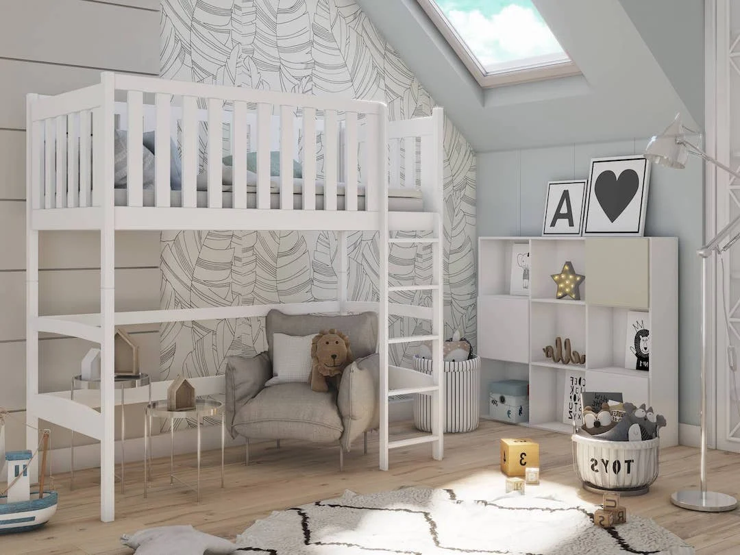 Wooden Loft Bed Laura - Image 2