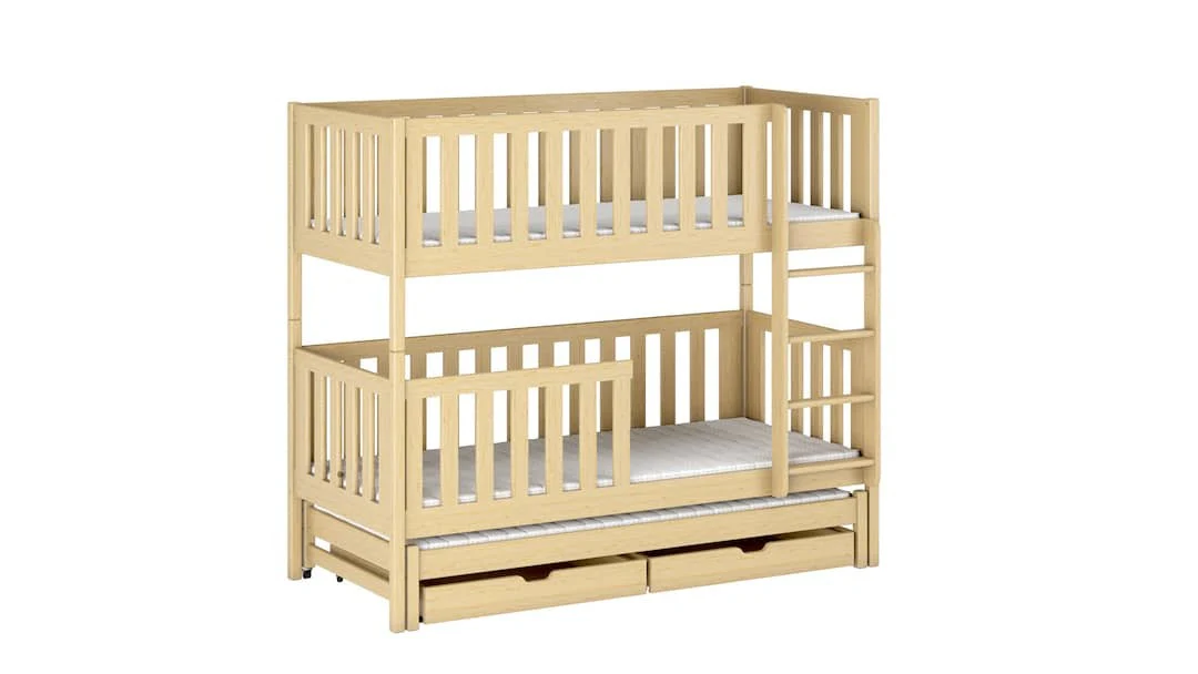 Lea Bunk Bed with Trundle and Storage - Image 13