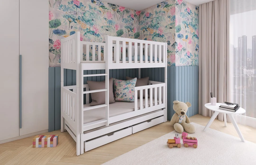 Lea Bunk Bed with Trundle and Storage - Image 6