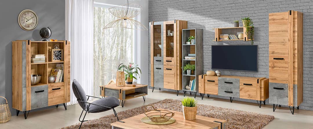 Lofter LO4 Sideboard Cabinet 90cm - Image 2