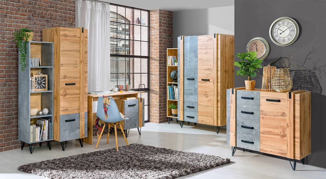 Lofter LO6 Sideboard Cabinet 90cm - Image 4