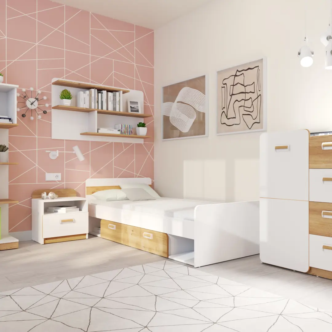 Lorento L13 Bed with Drawer - Image 3