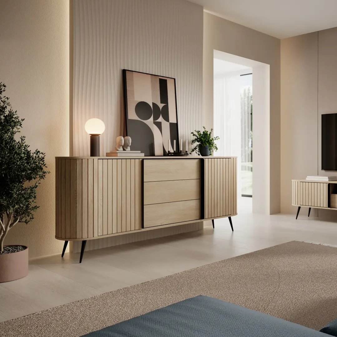 Lovi Sideboard Cabinet 196cm - Image 10