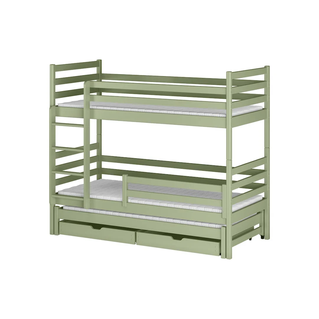 Luke Bunk Bed with Trundle and Storage - Image 19