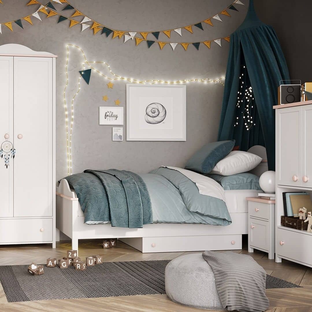 Luna LN-01 Hinged Wardrobe 85cm - Image 6