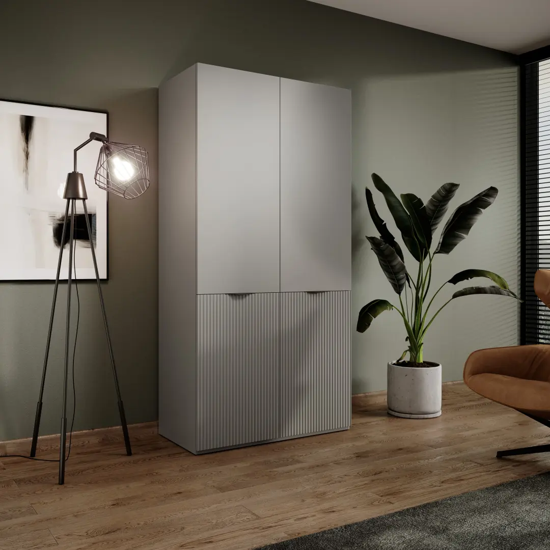 Lund Hinged Door Wardrobe 101cm - Image 11