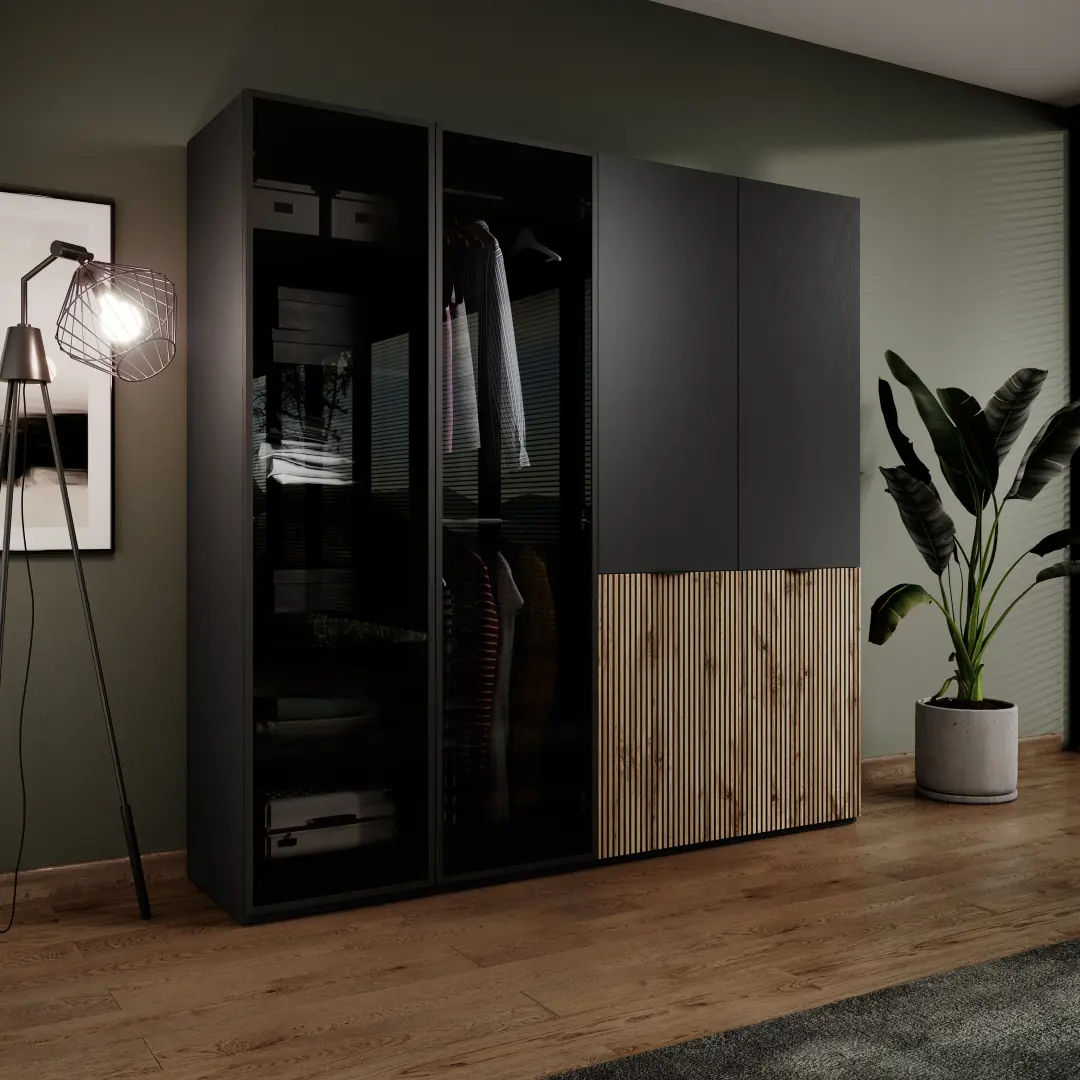 Lund Hinged Door Wardrobe 101cm - Image 14