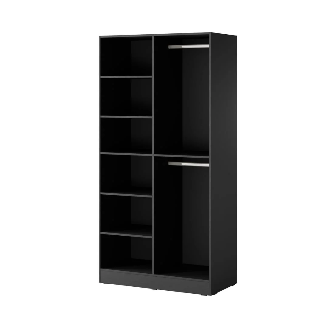 Lund Hinged Door Wardrobe 101cm [Flutes] - Image 7