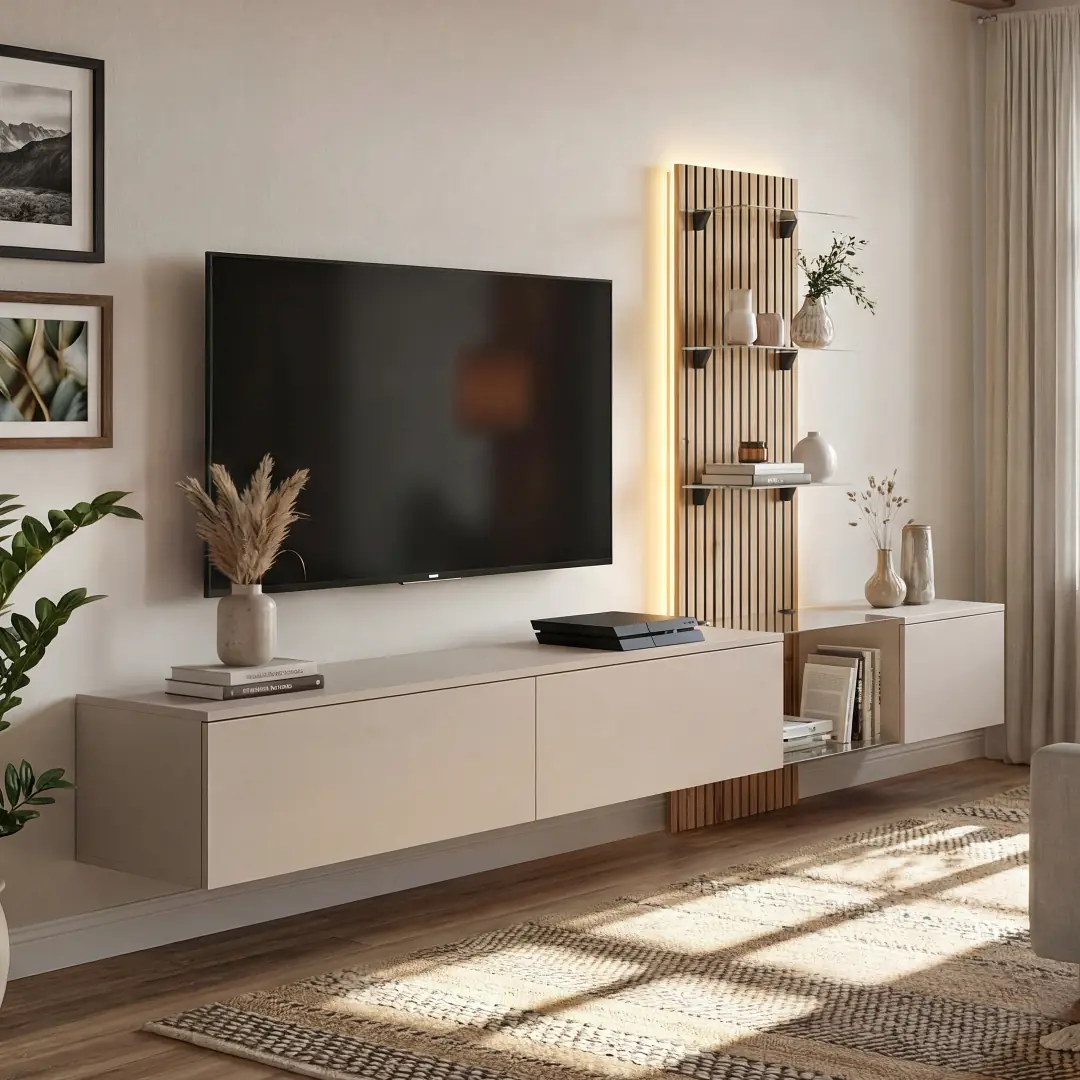 Luzz Entertainment Unit For TVs Up To 70"