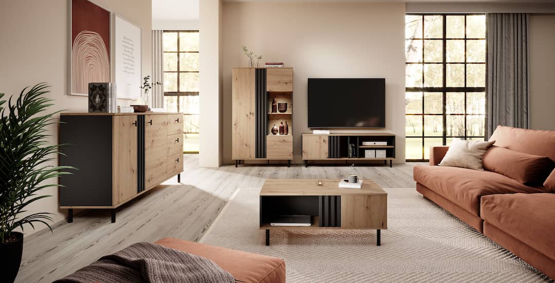 Madis Display Sideboard Cabinet 165cm - Image 5