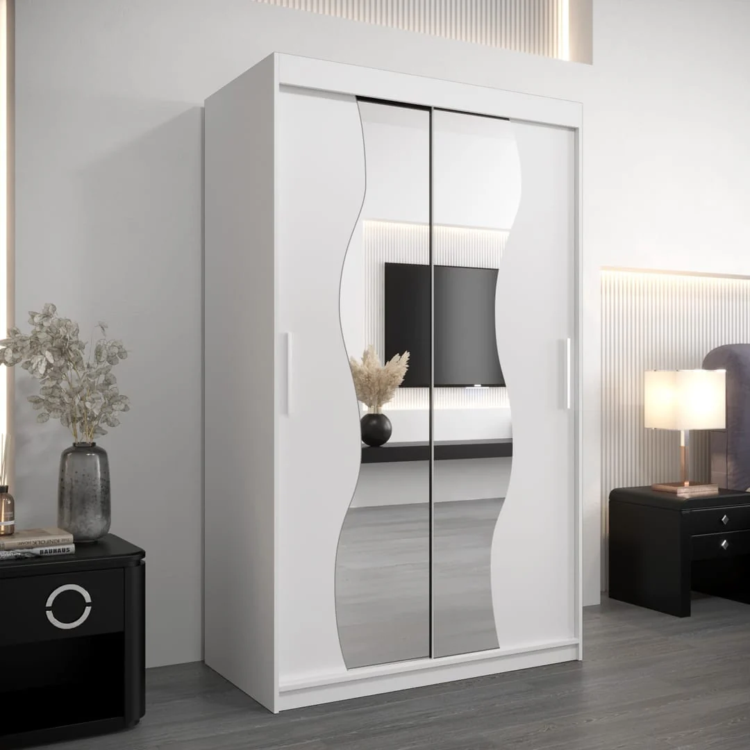 Madrid Sliding Door Wardrobe 120cm - Image 6