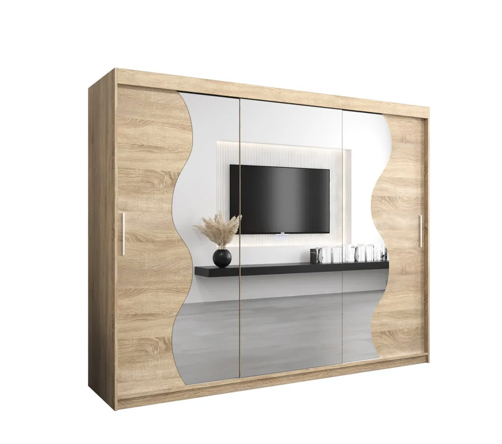 Madrid Sliding Door Wardrobe 250cm - Image 15