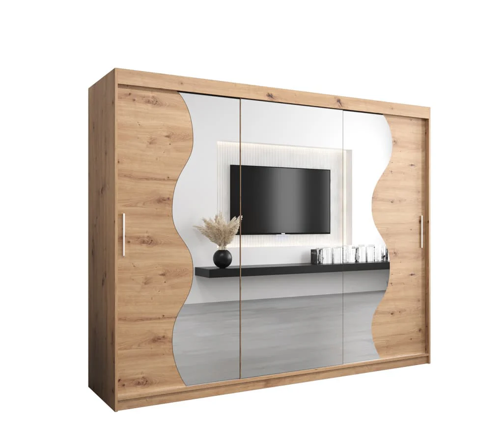 Madrid Sliding Door Wardrobe 250cm - Image 2
