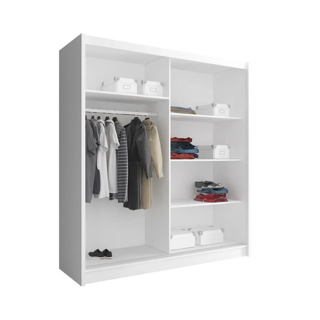 Maja IV Sliding Door Wardrobe 180cm - Image 3
