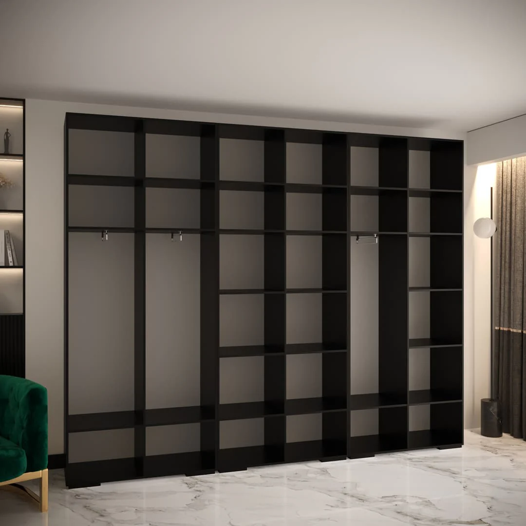 Manhattan III Hinged Door Wardrobe 300cm - Image 36