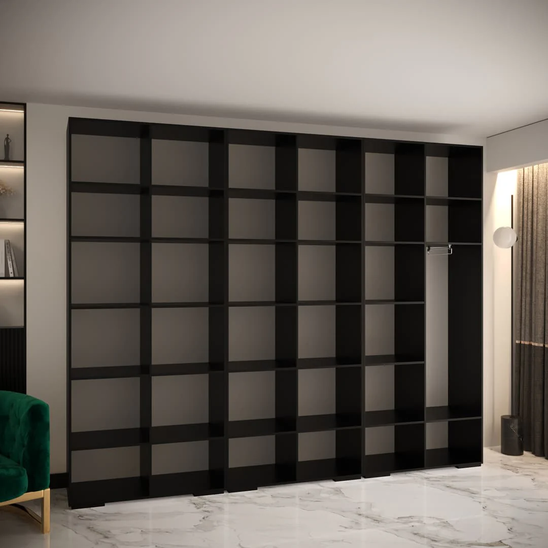 Manhattan III Hinged Door Wardrobe 300cm - Image 43