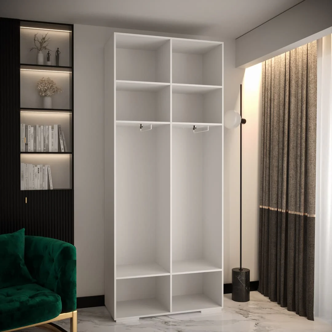 Manhattan IV Hinged Door Wardrobe 100cm - Image 3