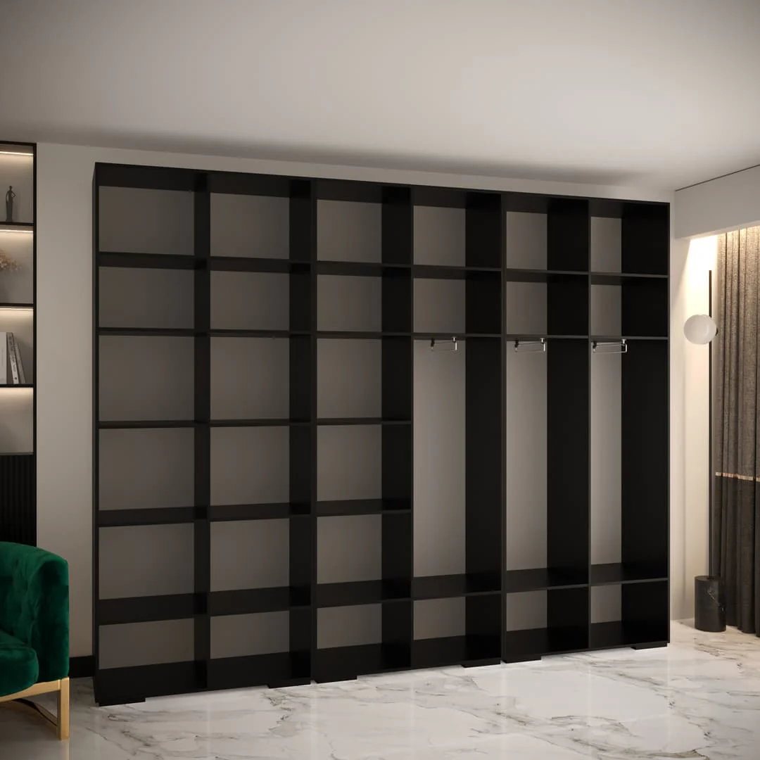 Manhattan IV Hinged Door Wardrobe 300cm - Image 41