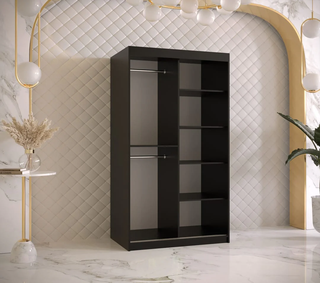 Marsylia I Sliding Door Wardrobe 100cm - Image 3