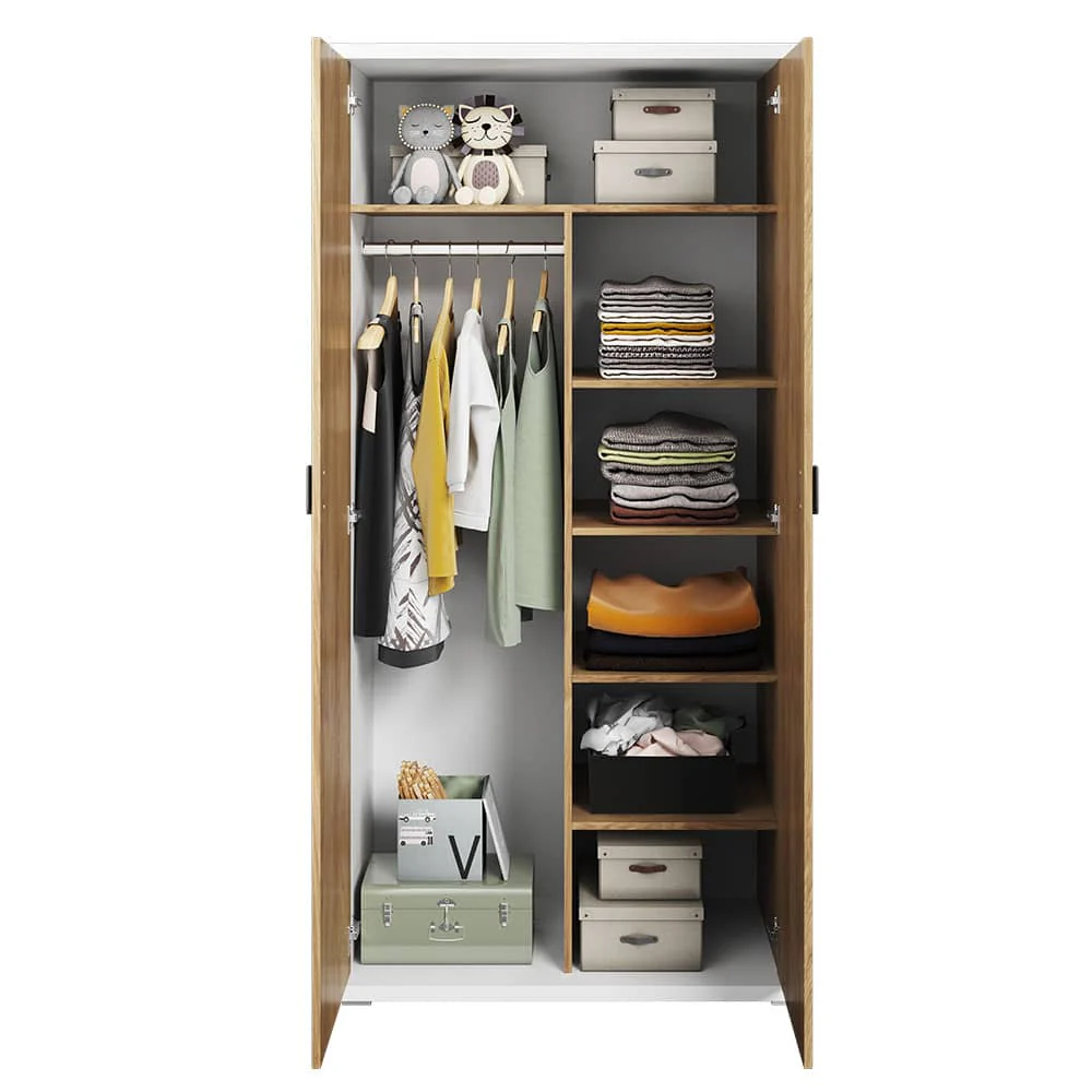 Massi MS-02 Hinged Wardrobe 100cm - Image 4