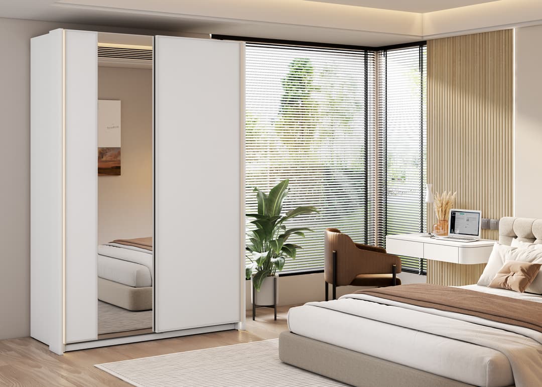 Maxi MX-01 Sliding Door Wardrobe 120cm - Image 5
