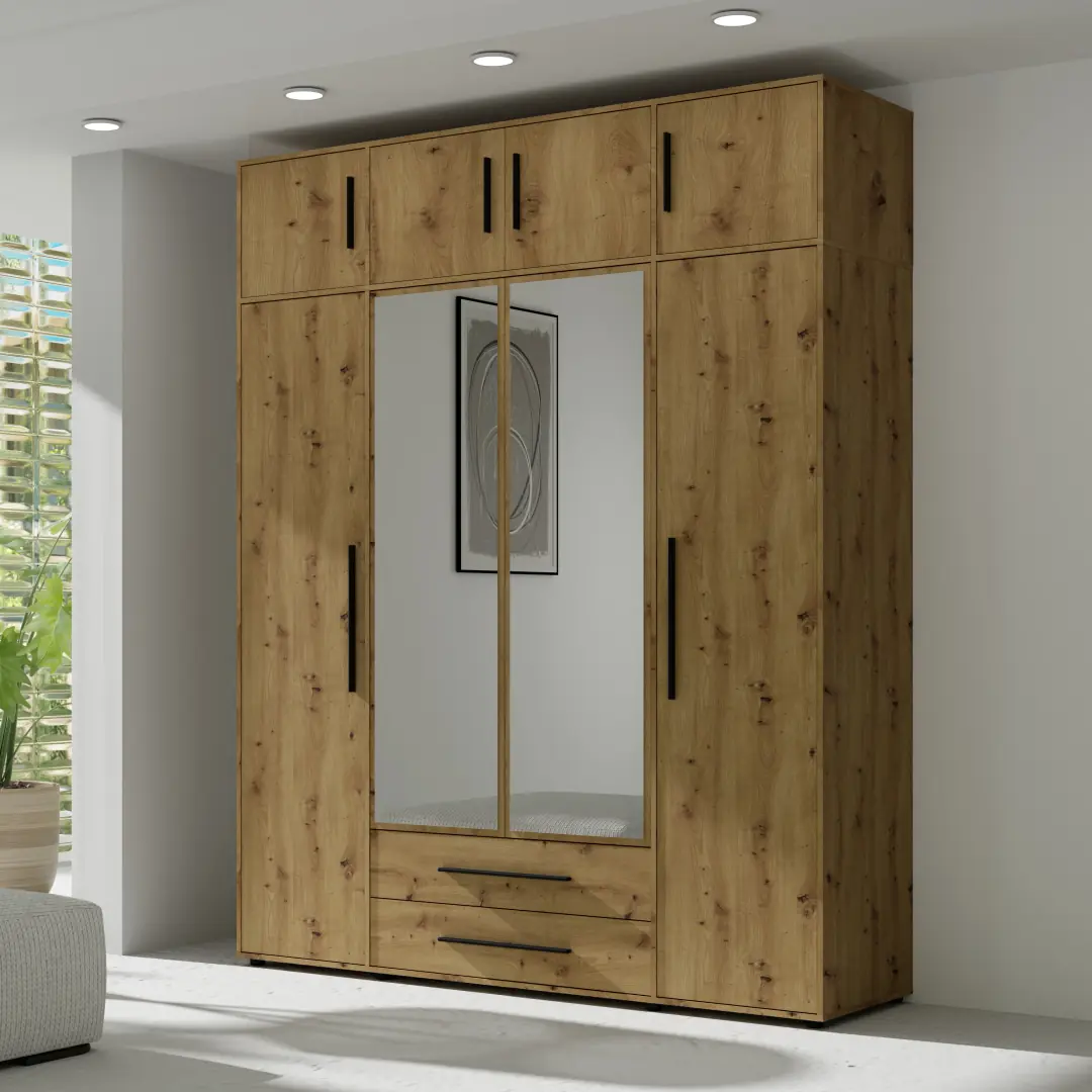 Maxione MX-13 Hinged Door Wardrobe 198cm - Image 25