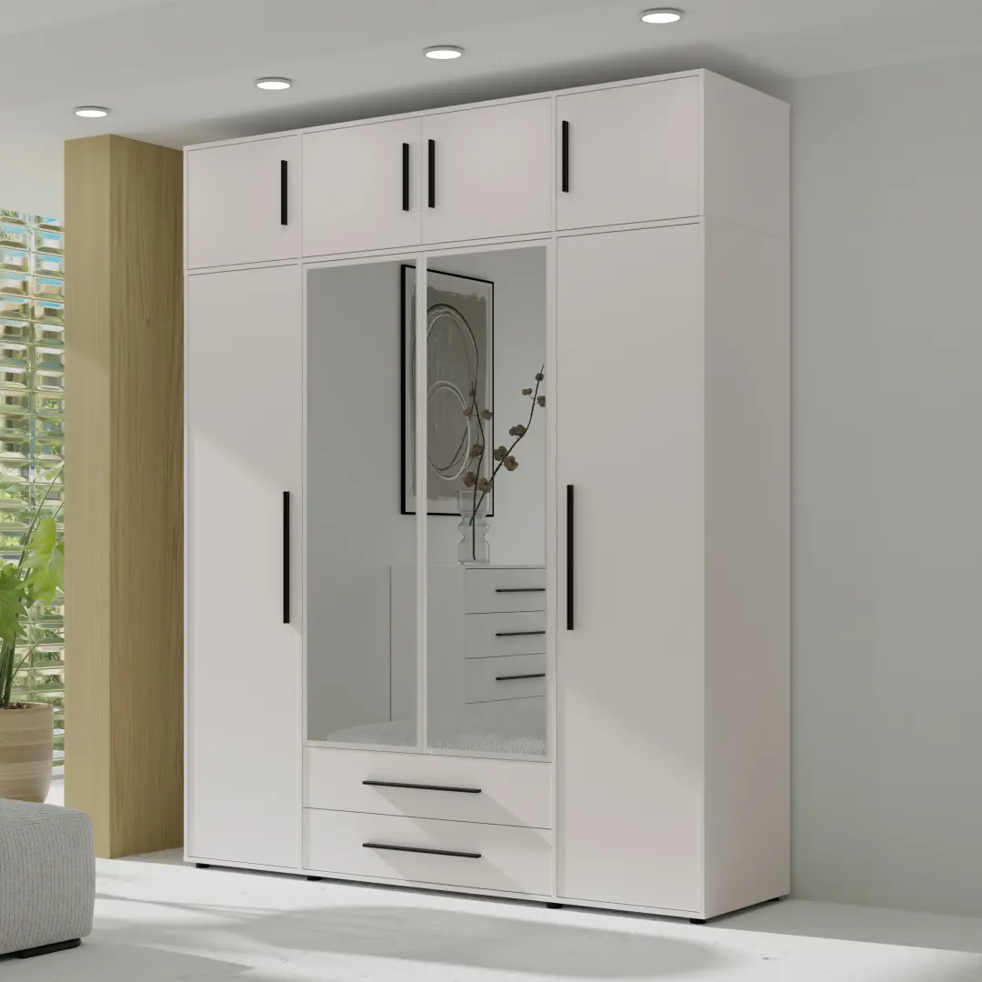 Maxione MX-13 Hinged Door Wardrobe 198cm - Image 5