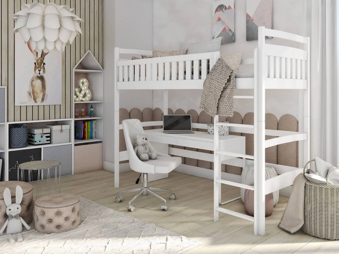 Mia Wooden Loft Bed - Image 3