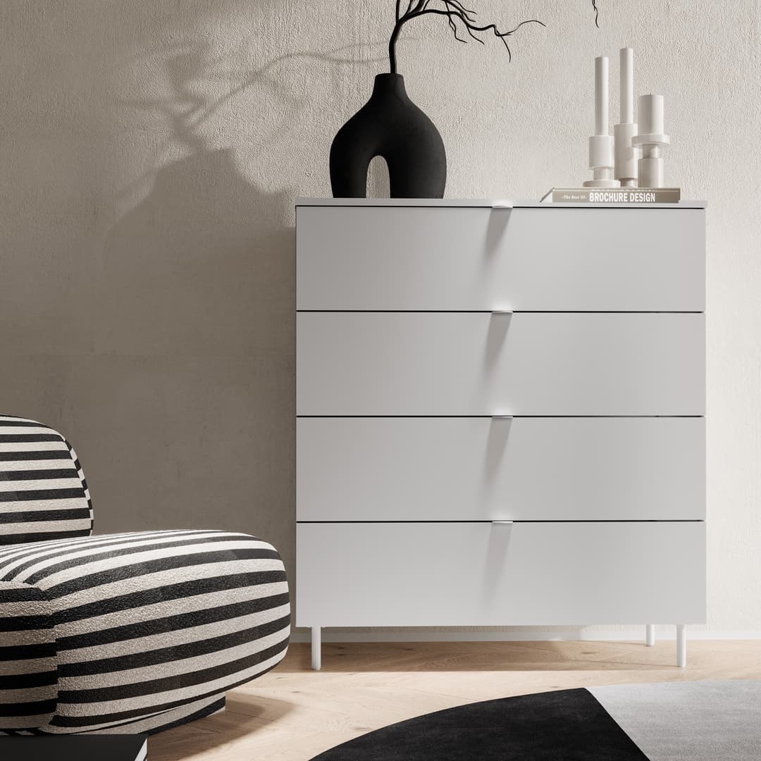 Mila MA-04 Chest Of Drawers 90cm - Image 3
