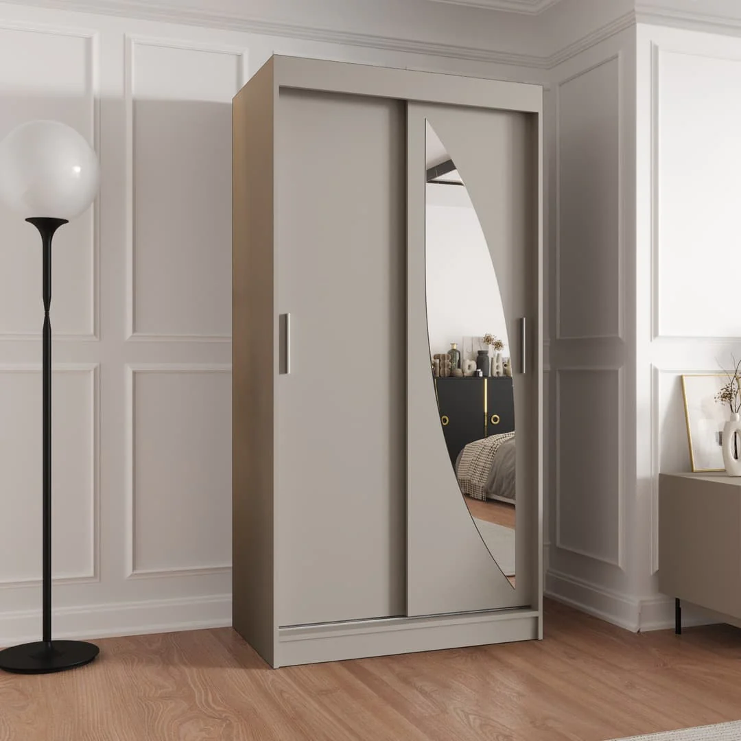 Milo Sliding Door Wardrobe 100cm - Image 10