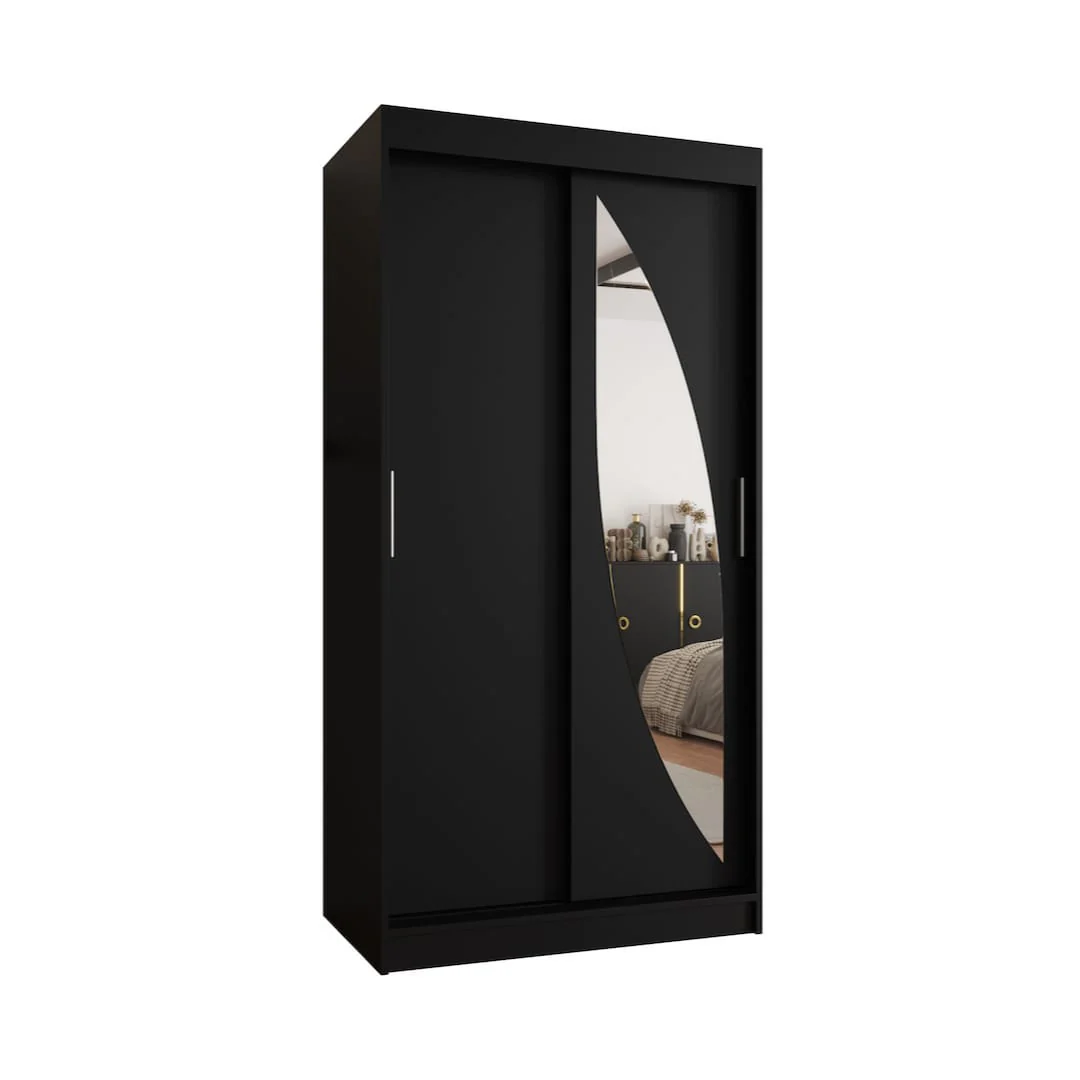 Milo Sliding Door Wardrobe 100cm - Image 14