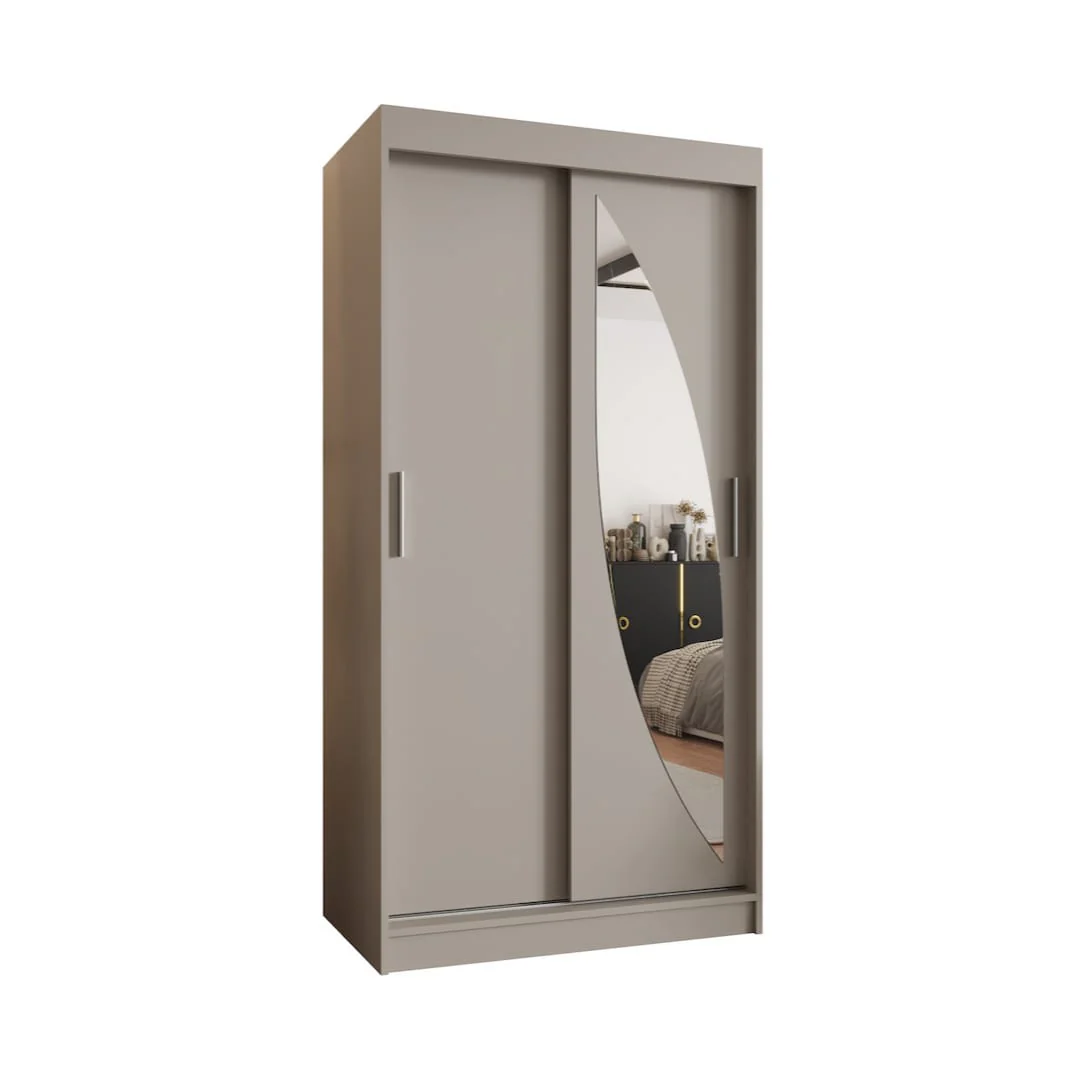 Milo Sliding Door Wardrobe 100cm - Image 9