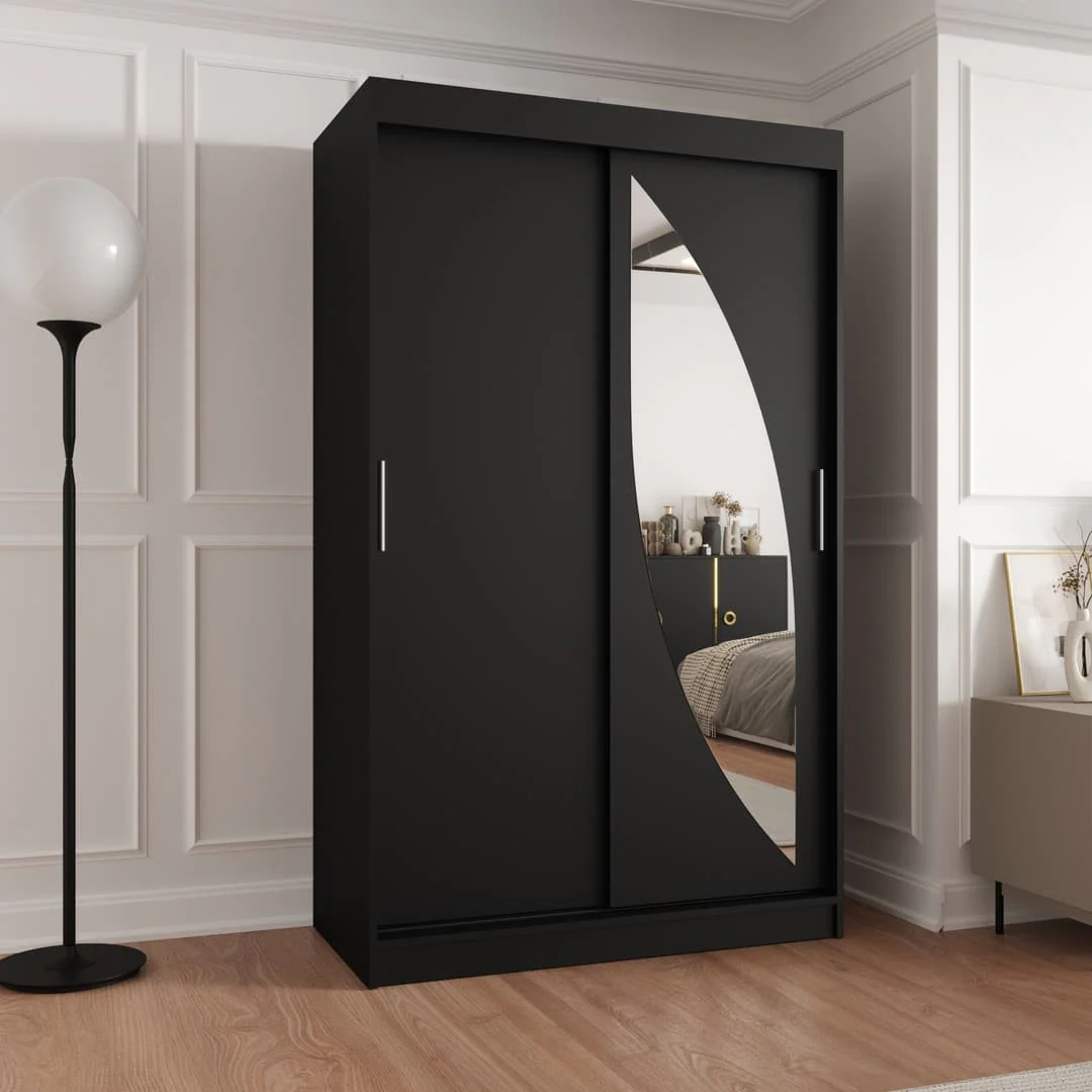 Milo Sliding Door Wardrobe 120cm - Image 9