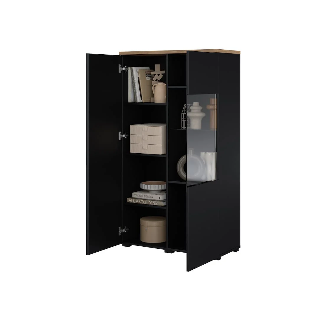 Modo Tall Display Cabinet 80cm - Image 4