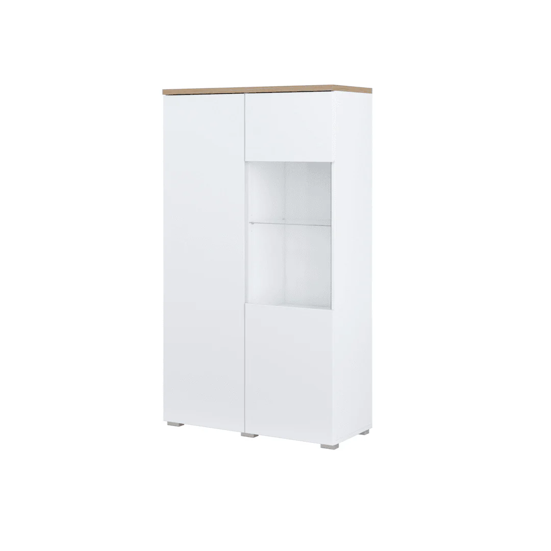 Modo Tall Display Cabinet 80cm - Image 9