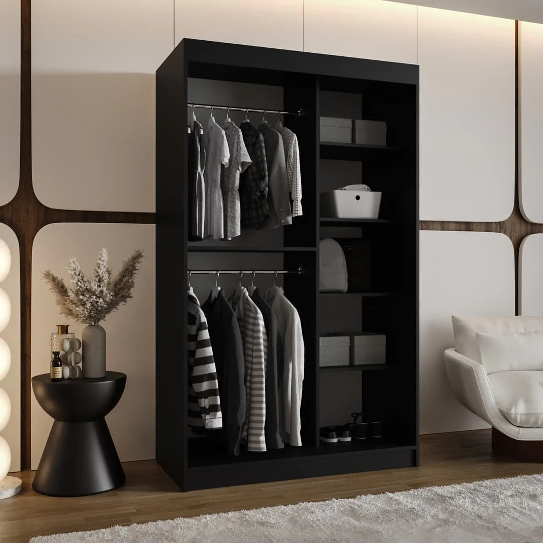 Rossa Sliding Door Wardrobe 120cm - Image 11