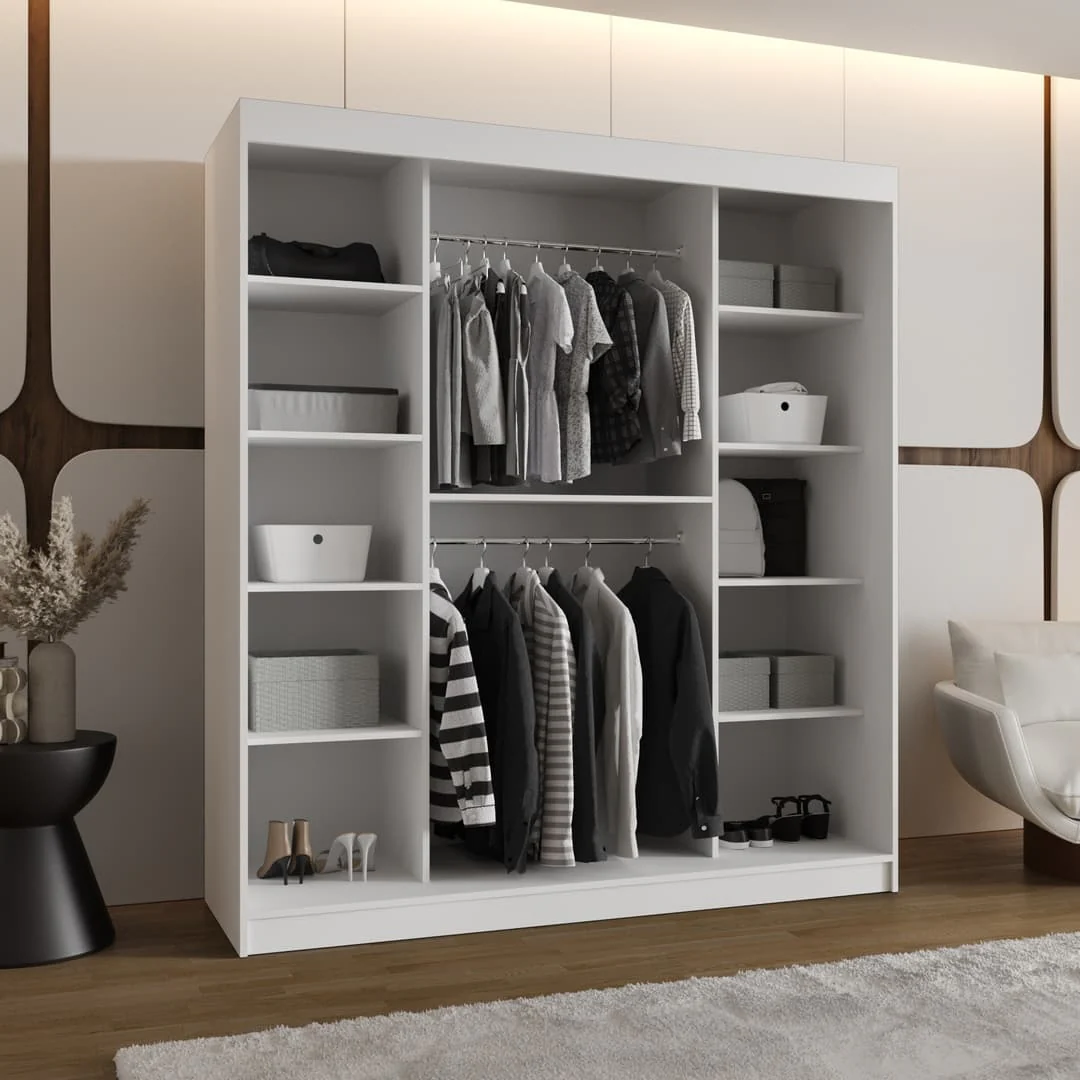 Milo Sliding Door Wardrobe 180cm - Image 15