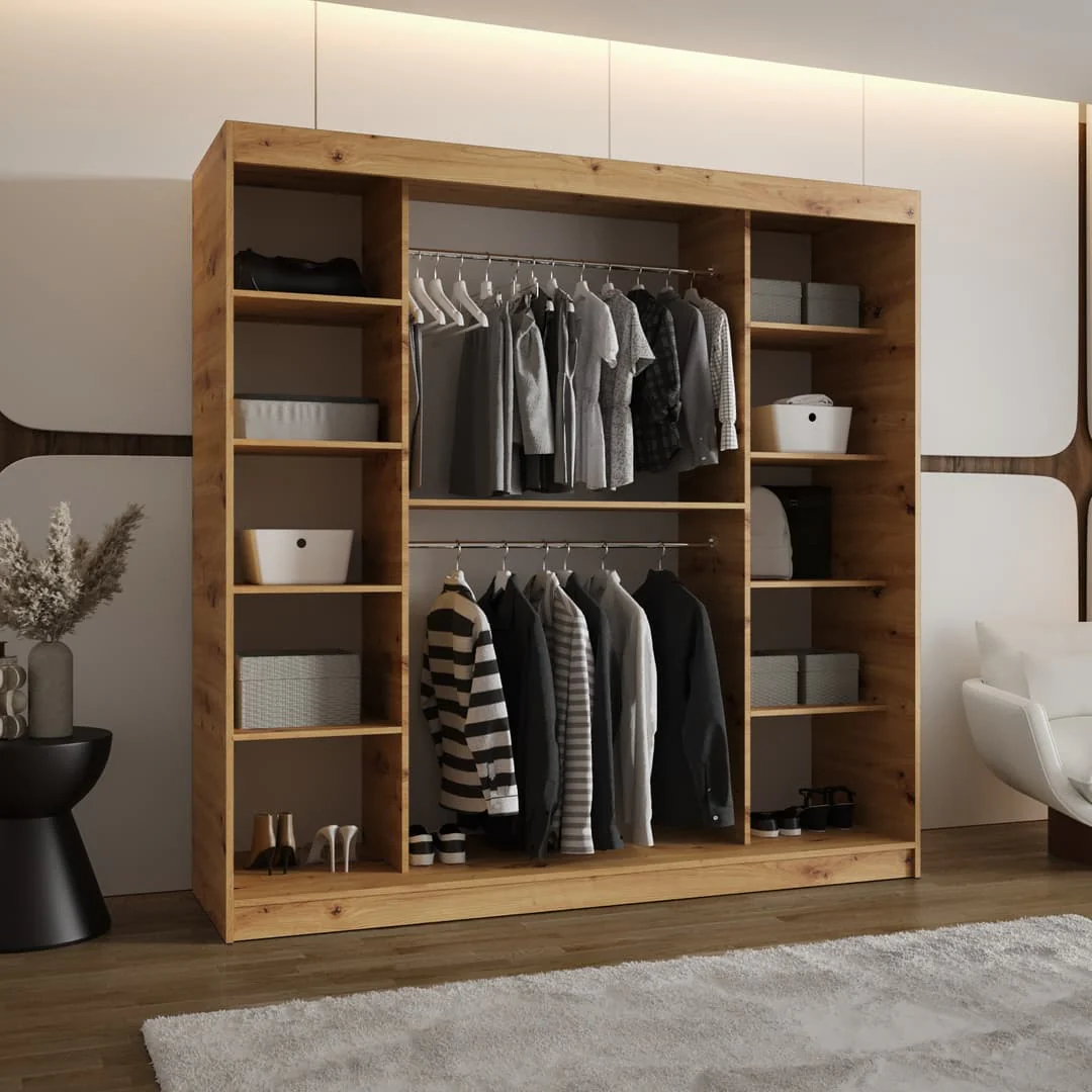Lucy Sliding Door Wardrobe 200cm - Image 15