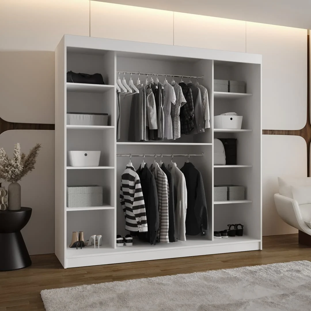 Lucy Sliding Door Wardrobe 200cm - Image 3